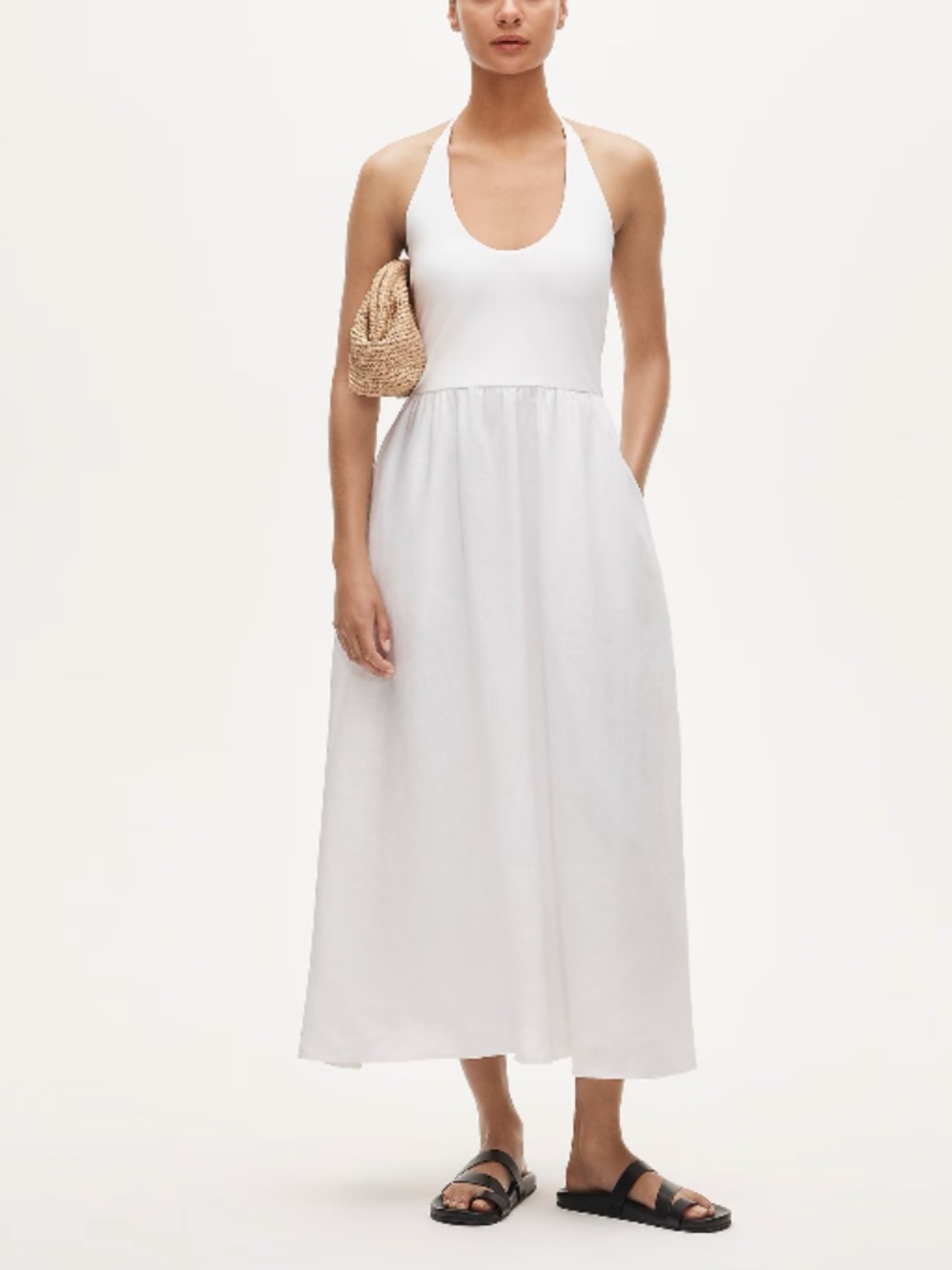 NWT J.Crew “Mixy” Halter Dress